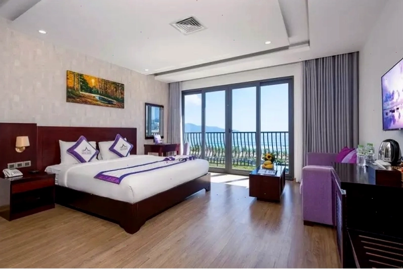 Phòng nghỉ với ban công hướng biển