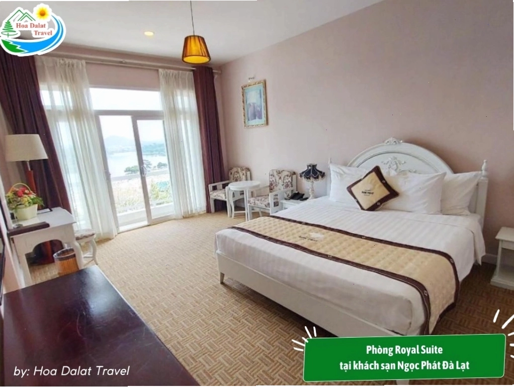 Phòng Royal Suite tại Khách sạn Ngọc Phát Đà Lạt đẳng cấp thượng lưu