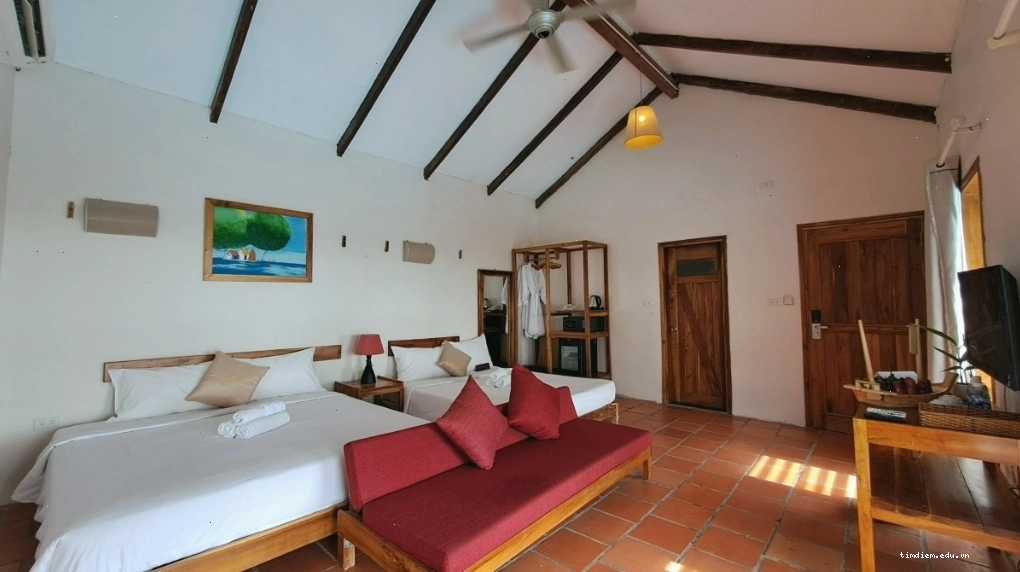 Phòng Superior Double tại Daisy Resort Phú Quốc với không gian ấm cúng