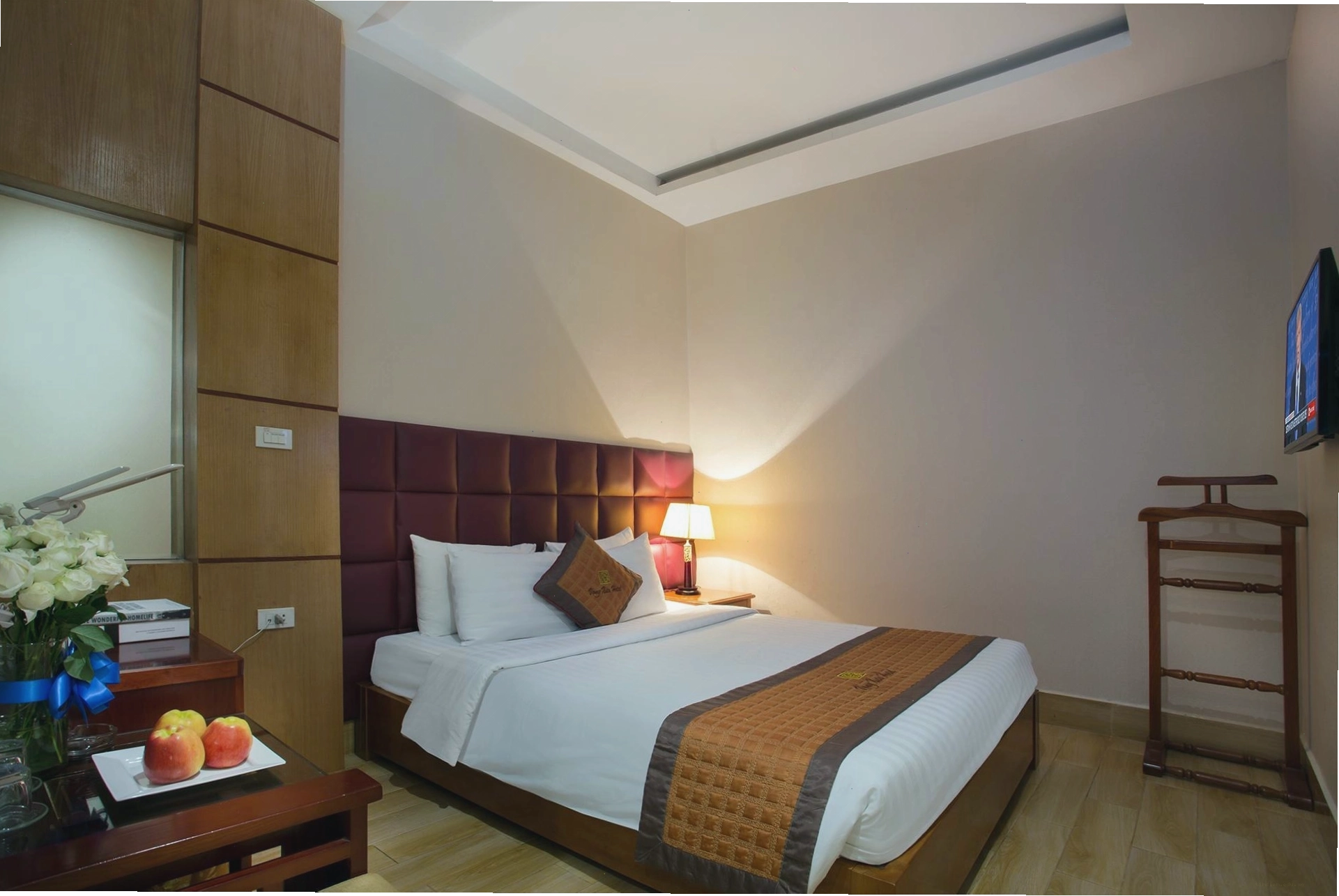 Phòng Superior Double tại Khách sạn Vọng Xưa với nội thất hiện đại