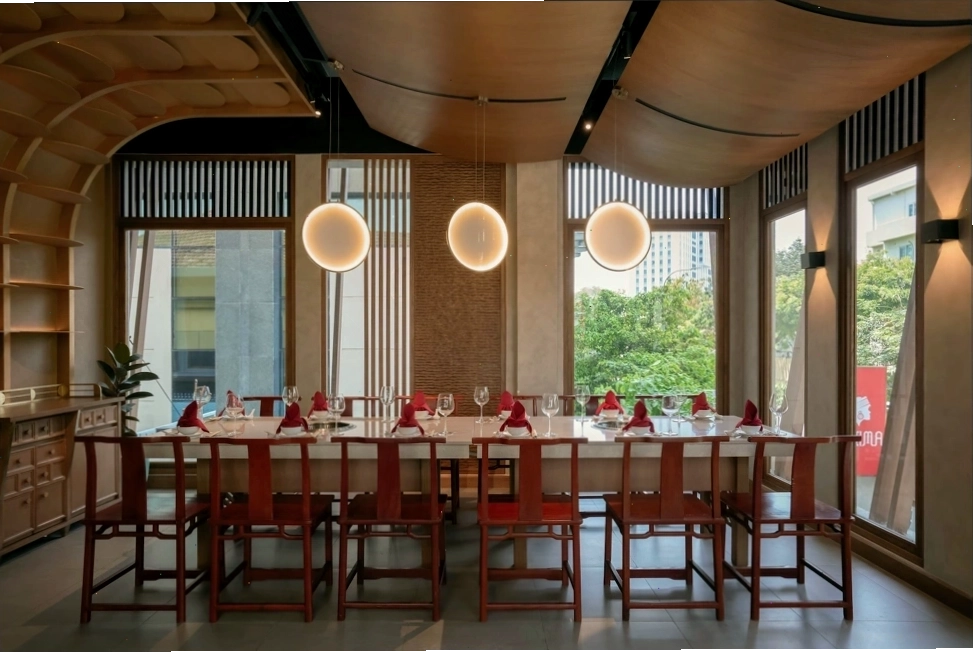 Phòng tiệc The Sun tại Ashima với không gian thoáng đãng