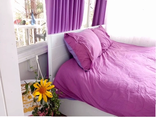Phòng Treehouse Large với ban công rộng và xích đu lớn