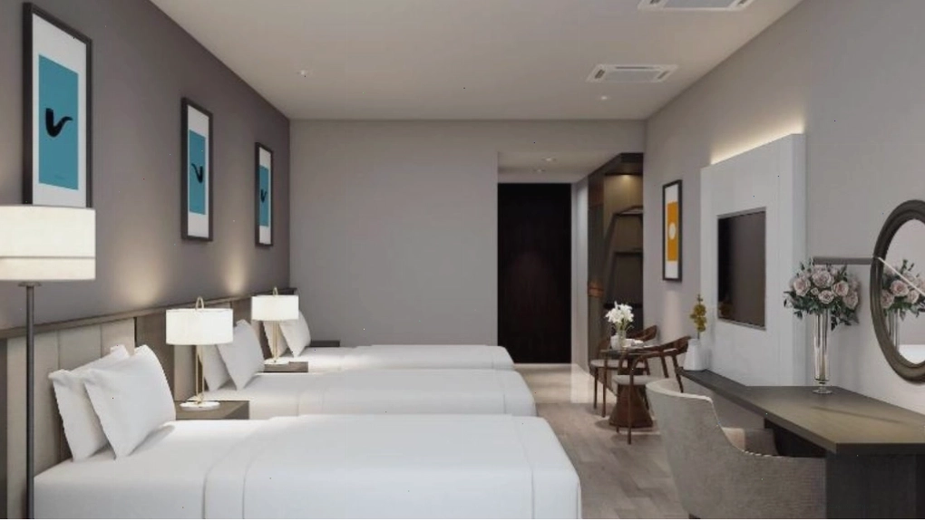 Phòng Triple tại Khách sạn Đại Việt