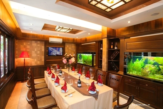 Phòng VIP sang trọng với nội thất tinh xảo tại Sesan Thủ Đức