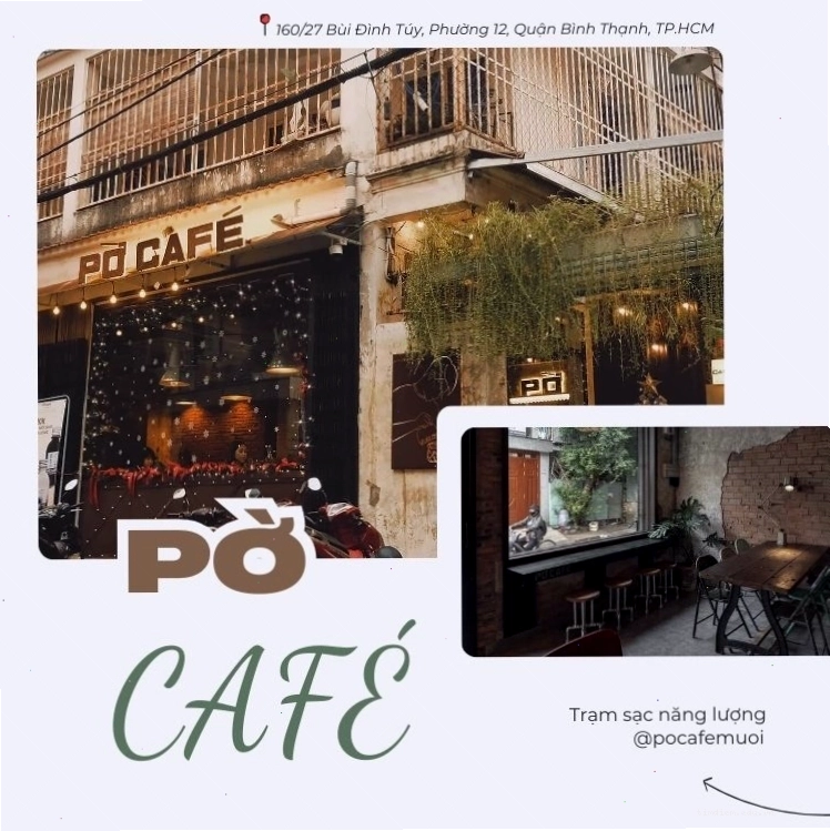 Pờ Cafe - Quán cafe sân vườn Bình Thạnh với phong cách Huế