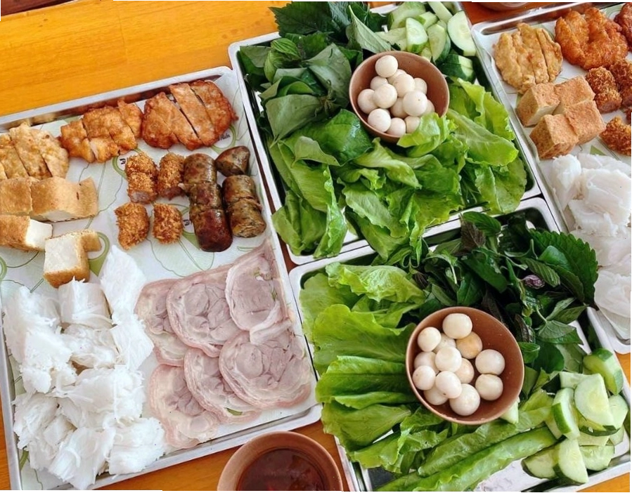 Quán Bún Đậu Mắm Tôm 3 Hiền với cách bài trí hấp dẫn tại Sóc Trăng