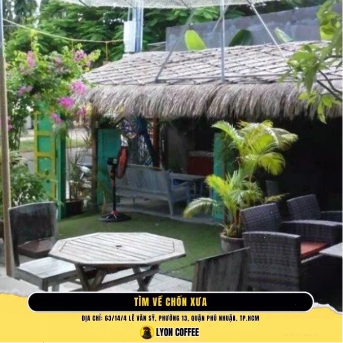 Quán cafe chòi Lối Về với không gian yên tĩnh
