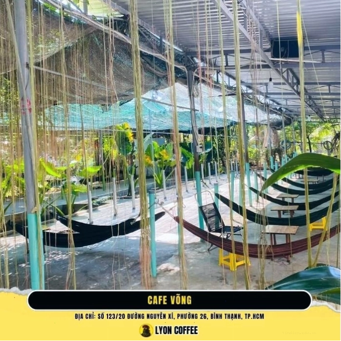 Quán cafe chòi mát mẻ ở Nguyễn Xí, Bình Thạnh