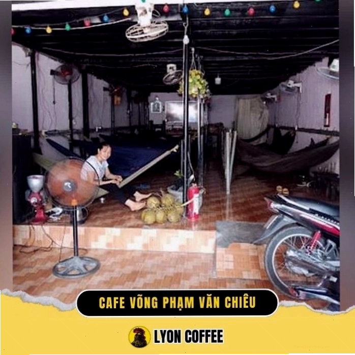 Quán cafe võng 13 Phạm Văn Chiêu phù hợp cho nghỉ trưa