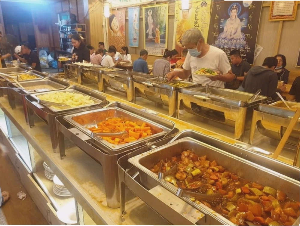 Quán chay Mãn Tự giá cả phải chăng
