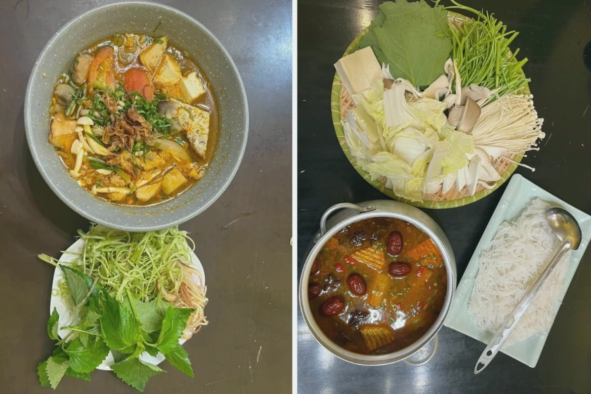 Quán chay Sala với không gian ấm cúng và món ăn ngon miệng