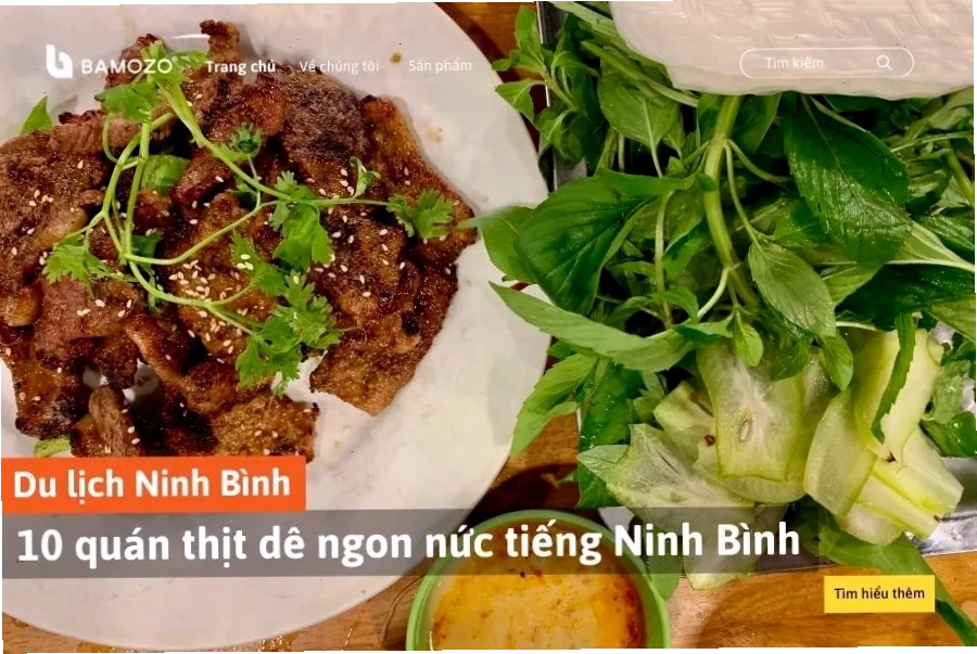 Quán dê ngon Ninh Bình phục vụ món dê núi hấp dẫn