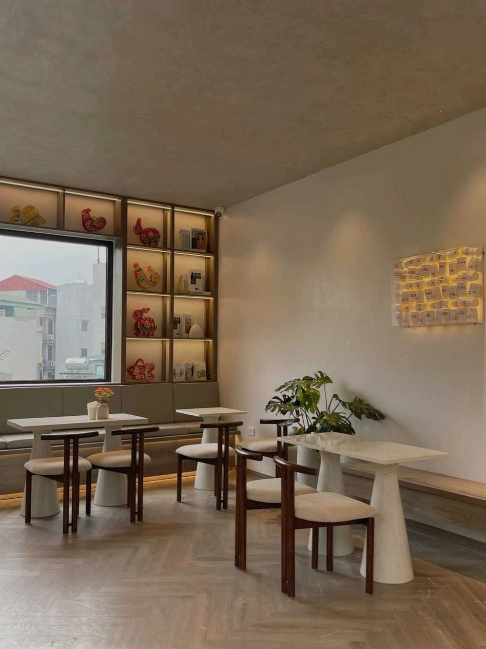 Quán Si Mê cafe với góc trang trí độc đáo