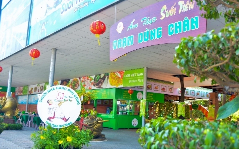 Quang cảnh toàn khu du lịch Suối Tiên