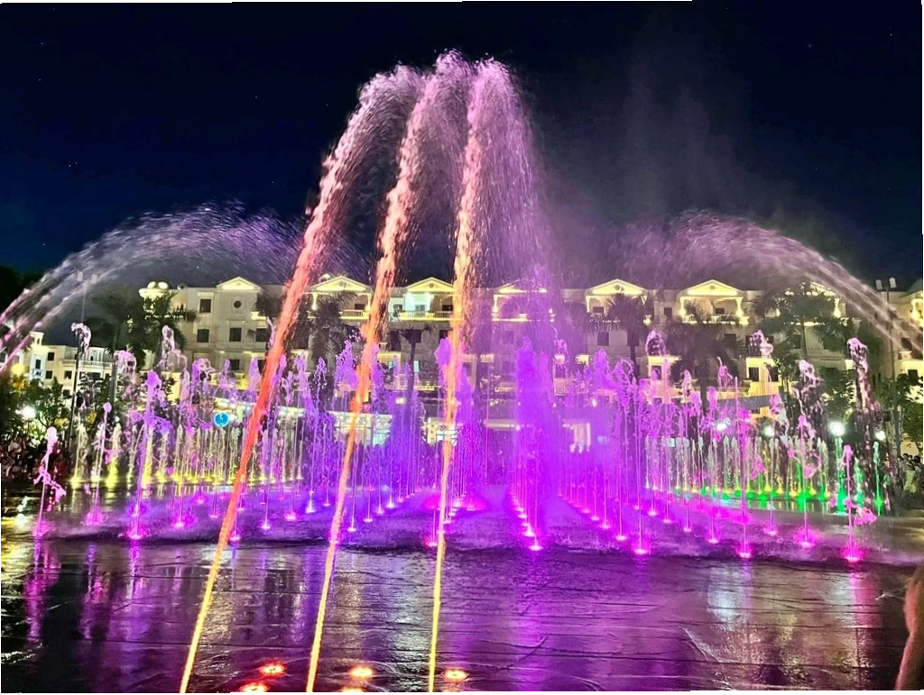Quảng trường nhạc nước tại khu dân cư Cityland Park Hills Gò Vấp