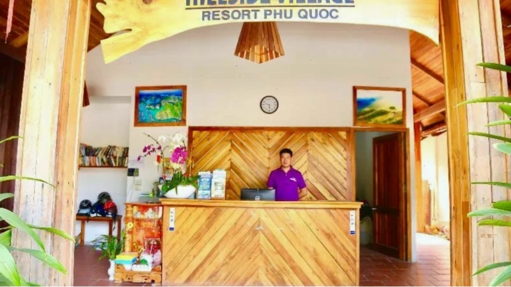 Quầy lễ tân thân thiện tại Daisy Resort Phú Quốc