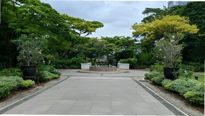 Raffles Garden - Một góc yên tĩnh tại Fort Canning Park