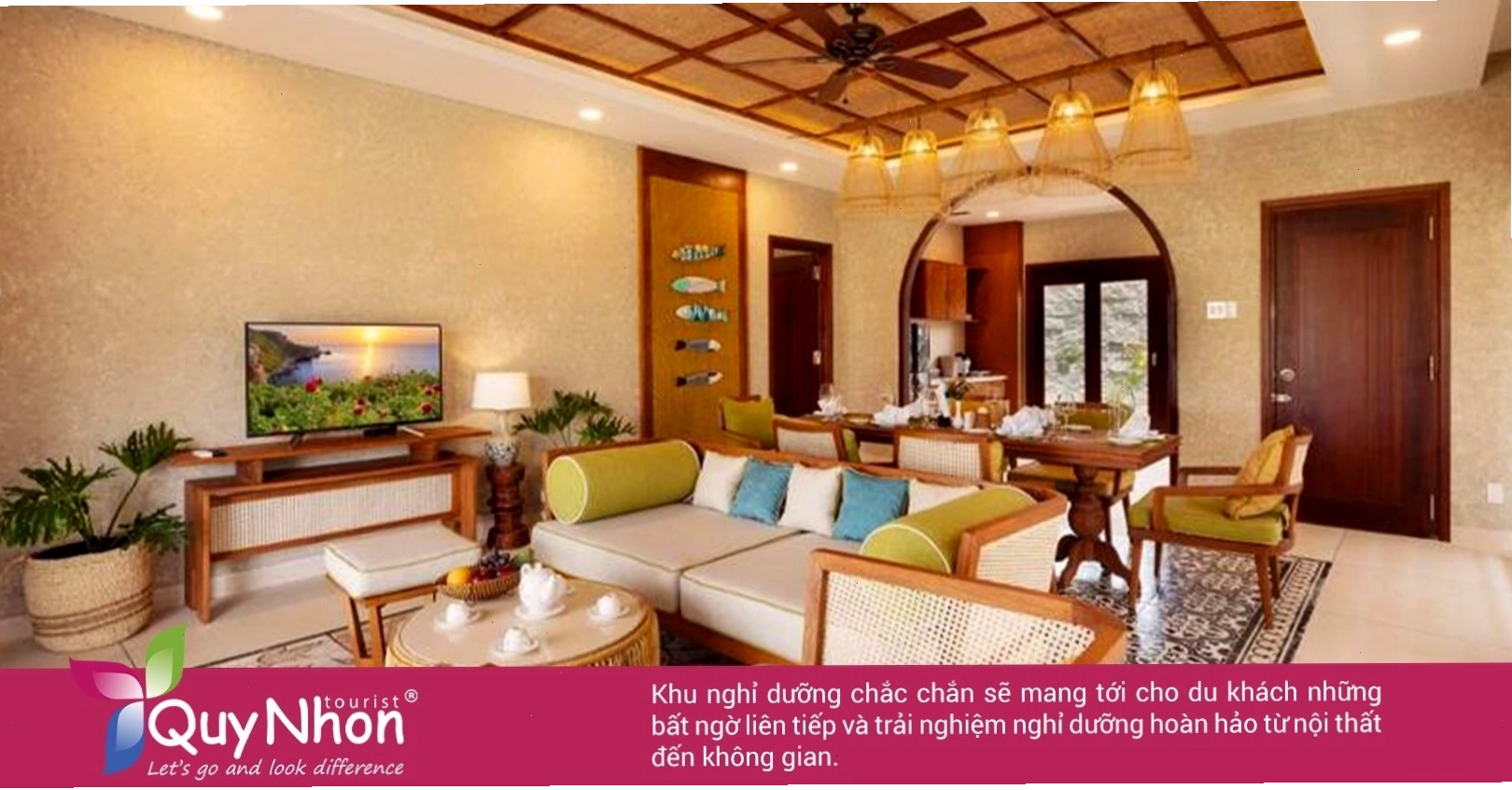 Resort Sao Mai với không gian xanh và tiện nghi sang trọng