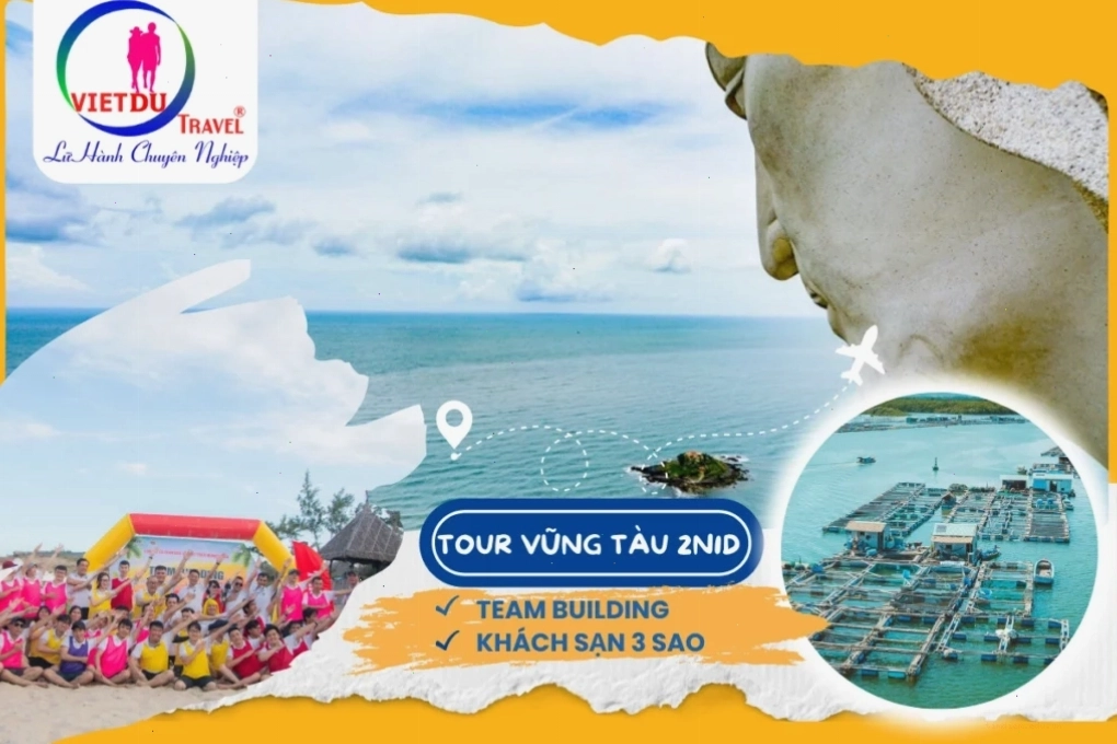 Resort Vũng Tàu với hồ bơi xanh mát nhìn ra biển