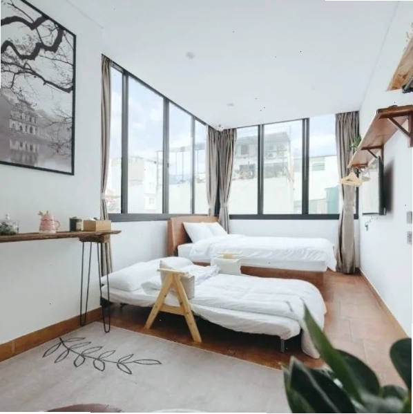 Rik Homestay với thiết kế độc đáo và thân thiện