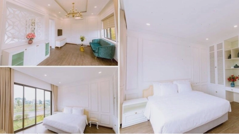 Rose Garden Villas được bao quanh bởi vườn hoa hồng