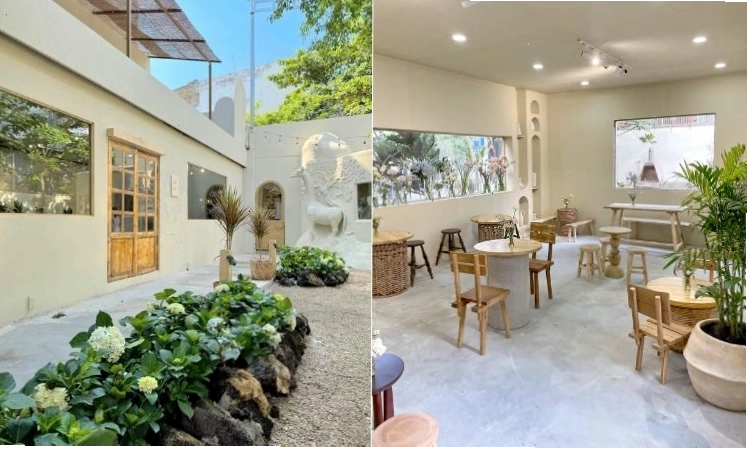 Saha Coffee - Quán cafe sân vườn Bình Thạnh với không gian thư giãn