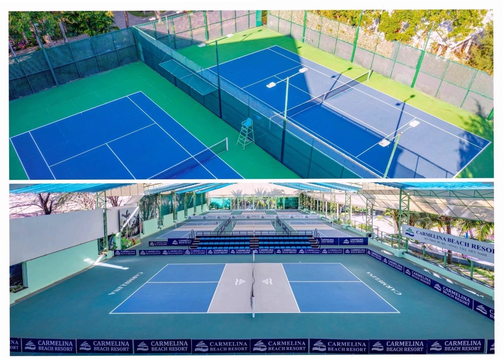Sân chơi Tennis và Pickleball tại Carmelina Beach Resort