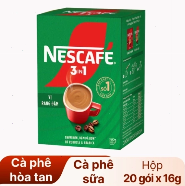 Sản phẩm cà phê hòa tan NesCafé, một lựa chọn tiện lợi cho người yêu cà phê