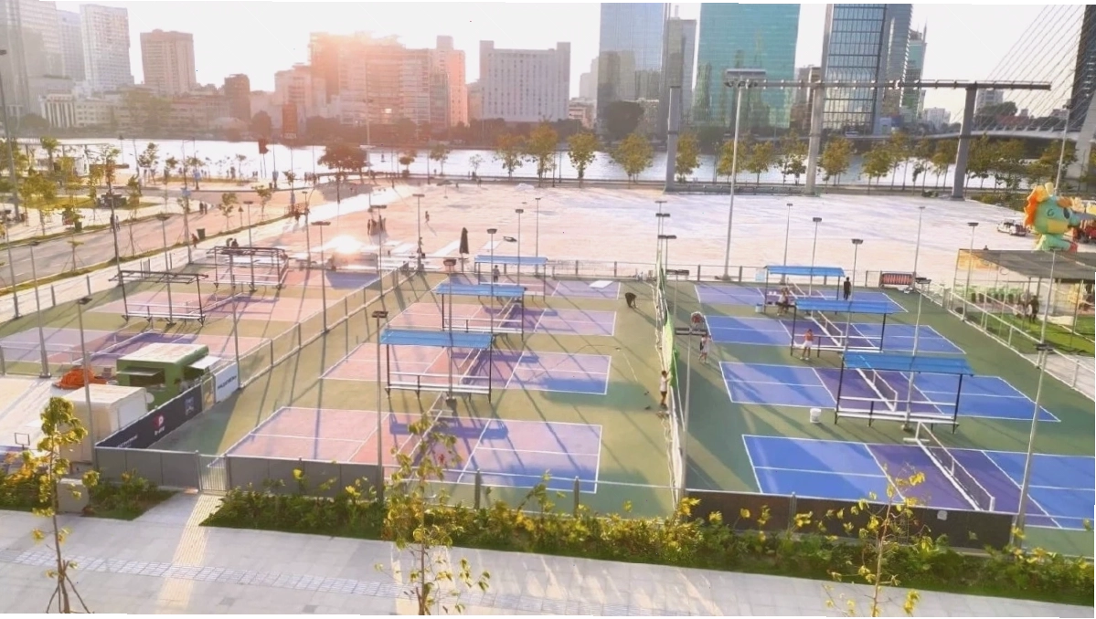Sân Pickleball tại khu vực D-Joy của công viên
