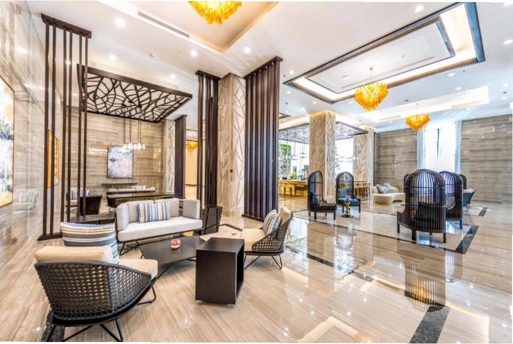 Sảnh chờ sang trọng của khách sạn