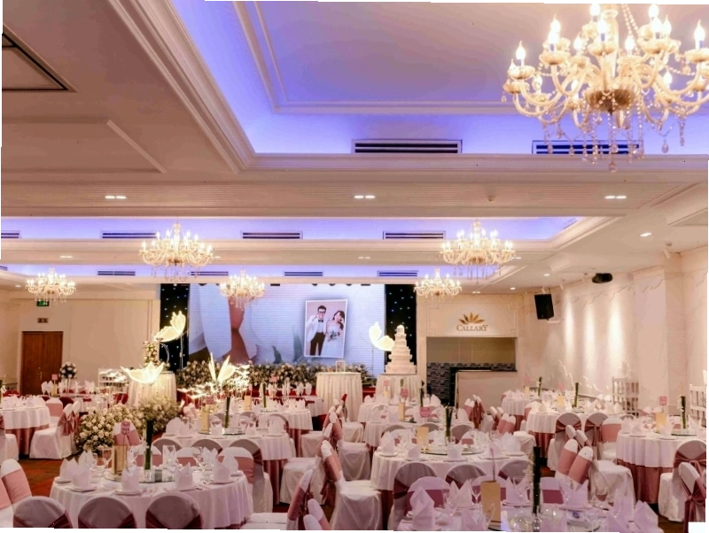 Sảnh cưới ấm cúng và tinh tế tại nhà hàng tiệc cưới Callary Quận 3