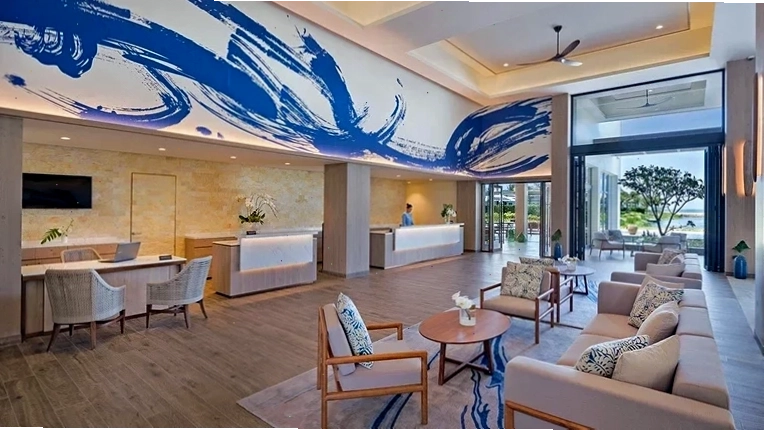 Sảnh đón khách sang trọng tại Melia Hồ Tràm