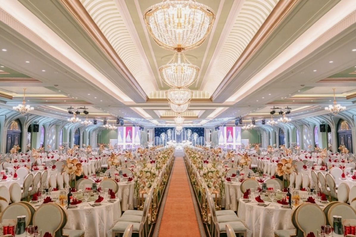 Sảnh King tại Trống Đồng Palace Cảnh Hồ với thiết kế hiện đại và sang trọng