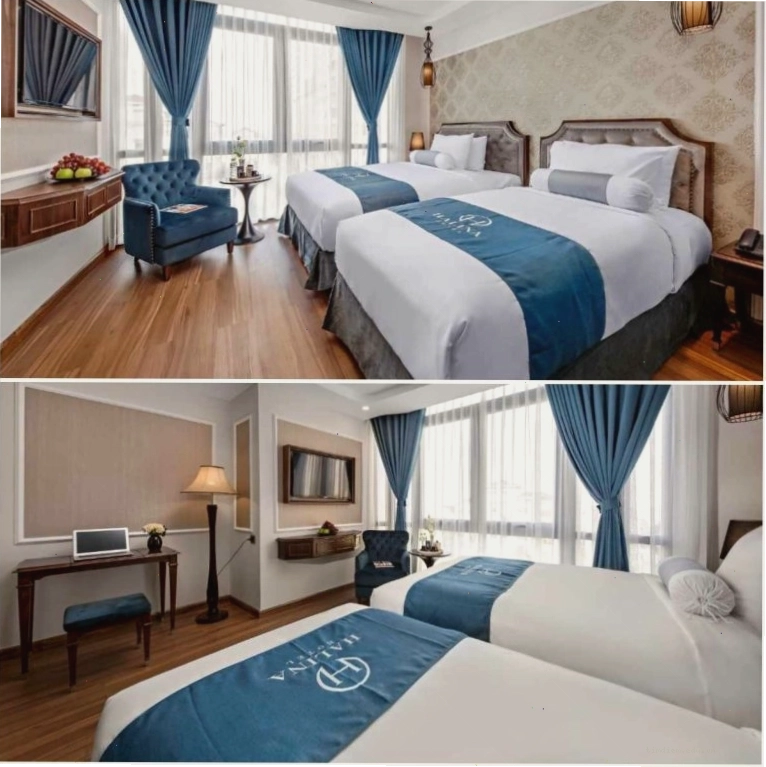 Sảnh lễ tân sang trọng của Halina Hotel Đà Nẵng