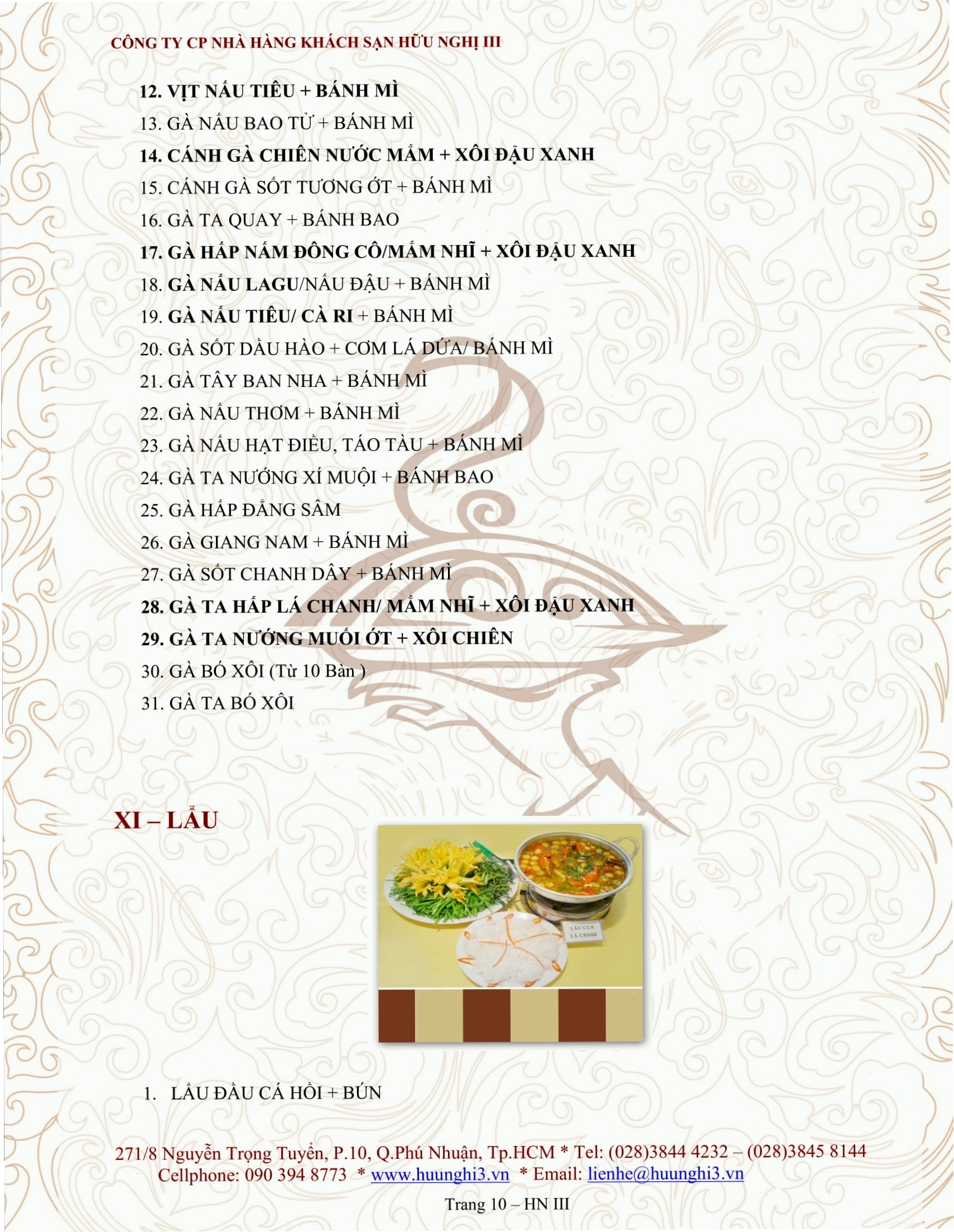 Sảnh tiệc cưới tại Nhà hàng Hữu Nghị