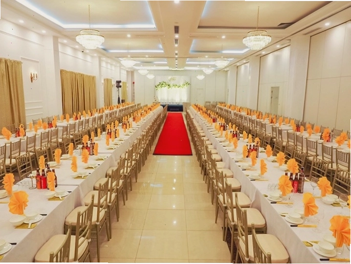 Sảnh tiệc tại nhà hàng Hương Sen