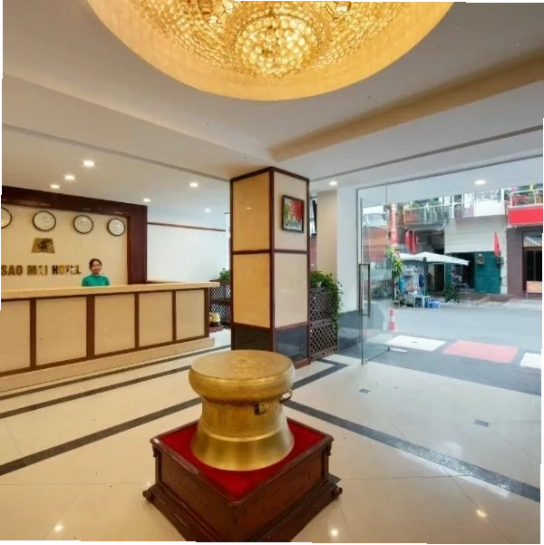 Sao Mai Boutique Hotel với thiết kế độc đáo gần khu vực trung tâm