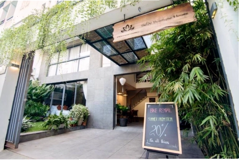 Sen Boutique House - Không gian nghệ thuật với nét cổ điển và hiện đại