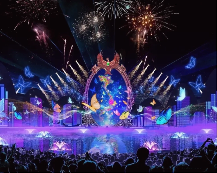 Show nhạc nước sử thi Âu Lạc với công nghệ hiện đại