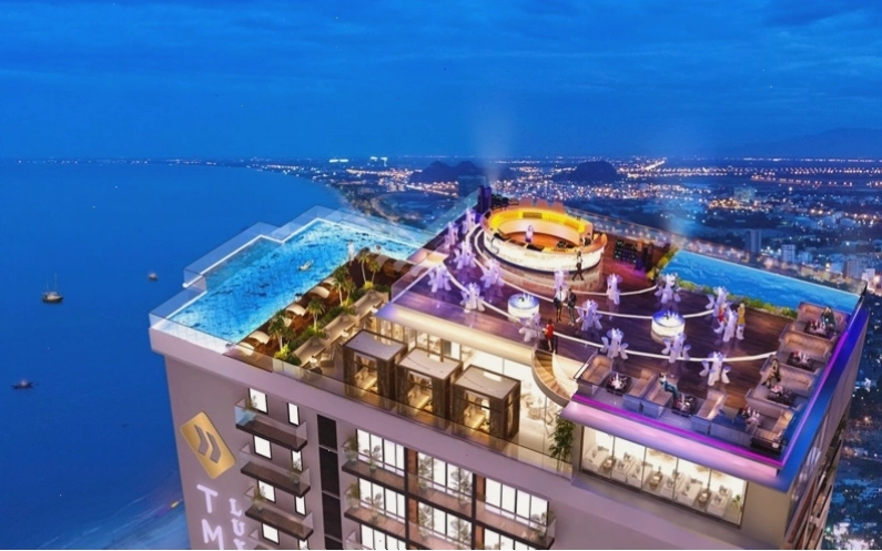 Sky bar cao nhất thành phố tại TMS Luxury Hotel & Residence Quy Nhơn
