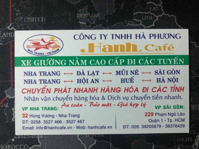 Số điện thoại xe Hạnh Cafe Quận 1: Thông tin chi tiết và đặt vé