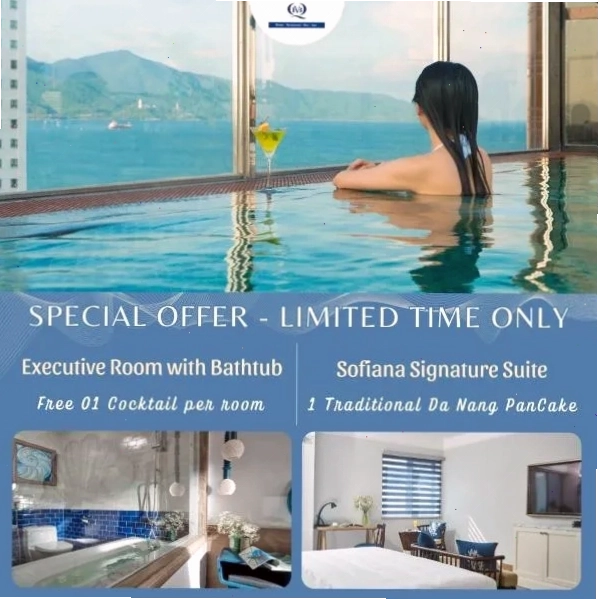 Sofiana My Khe Hotel & Spa với hồ bơi vô cực