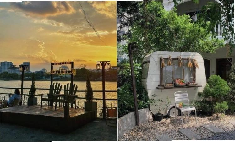 Sunset View Coffee - Quán cafe sân vườn Bình Thạnh có view đẹp