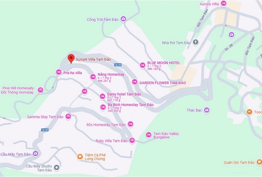 Sunset Villa Tam Đảo gần trung tâm thị trấn Tam Đảo, Vĩnh Phúc