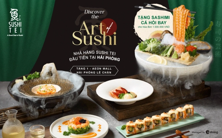 Sushi Tei: Khám phá hành trình ẩm thực Nhật Bản tinh tế tại Việt Nam
