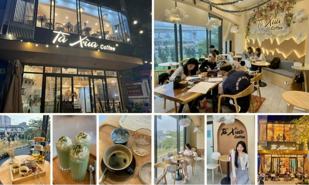 Tà Xùa Coffee & Tea có view đẹp