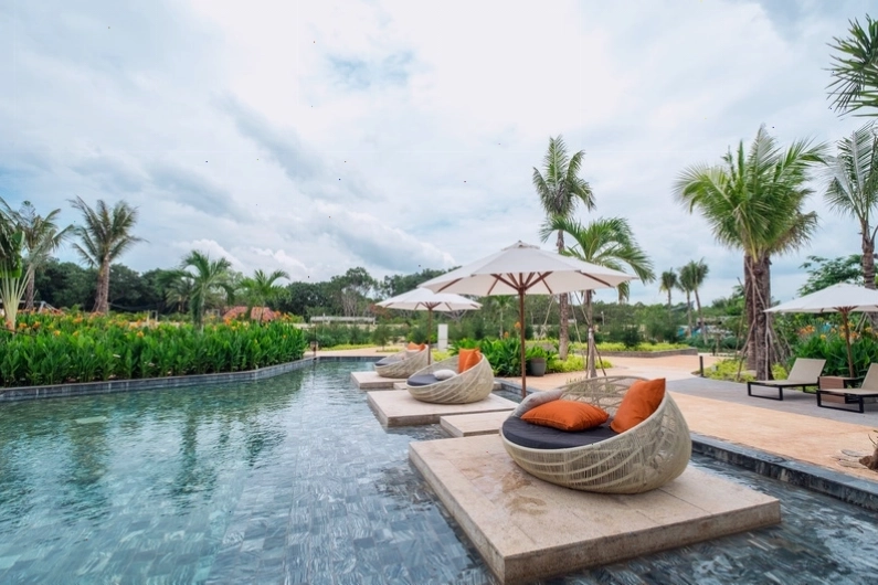 Tắm bùn khoáng nóng giúp làm đẹp da tại Bình Châu