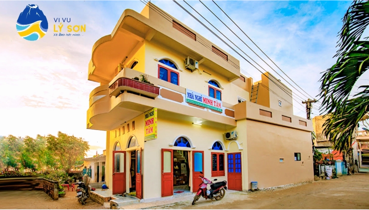 Tầm nhìn hướng biển tại nhà nghỉ Minh Tâm Lý Sơn