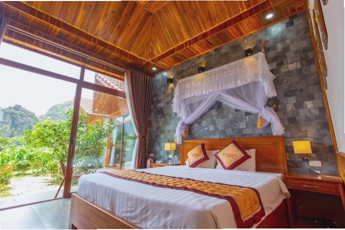 Tầm nhìn núi non tại Green Mountain Homestay
