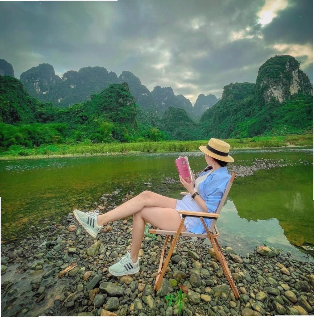 Tận hưởng không gian trong lành bên Suối Nà Bờ